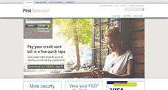 Desktop Screenshot of firstbankcard.com